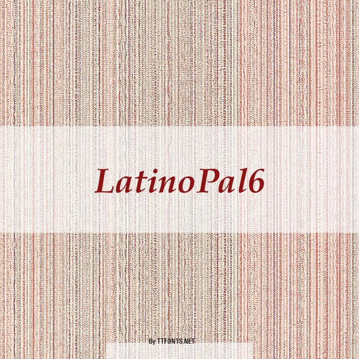 LatinoPal6 example