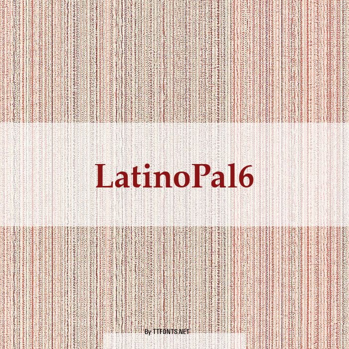 LatinoPal6 example