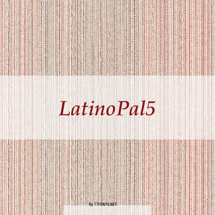 LatinoPal5 example