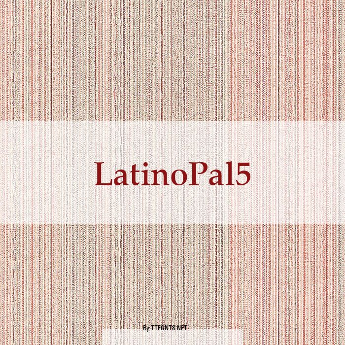 LatinoPal5 example