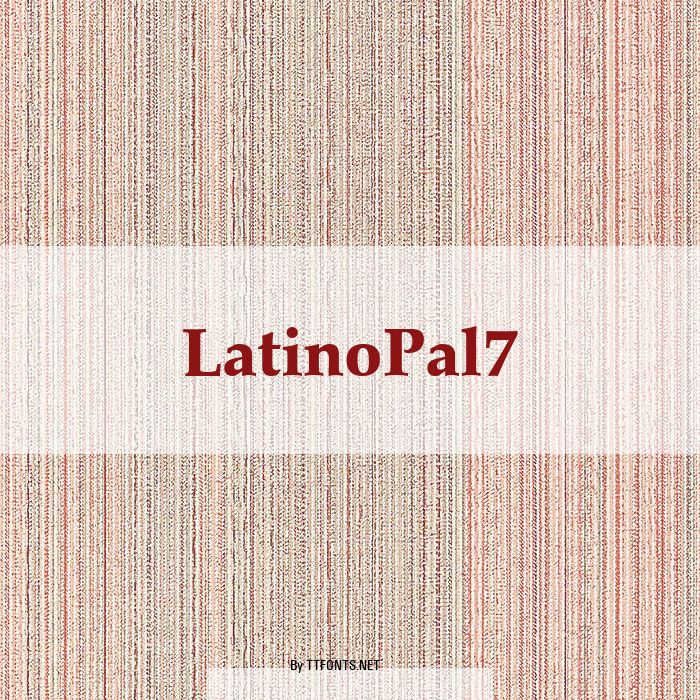 LatinoPal7 example
