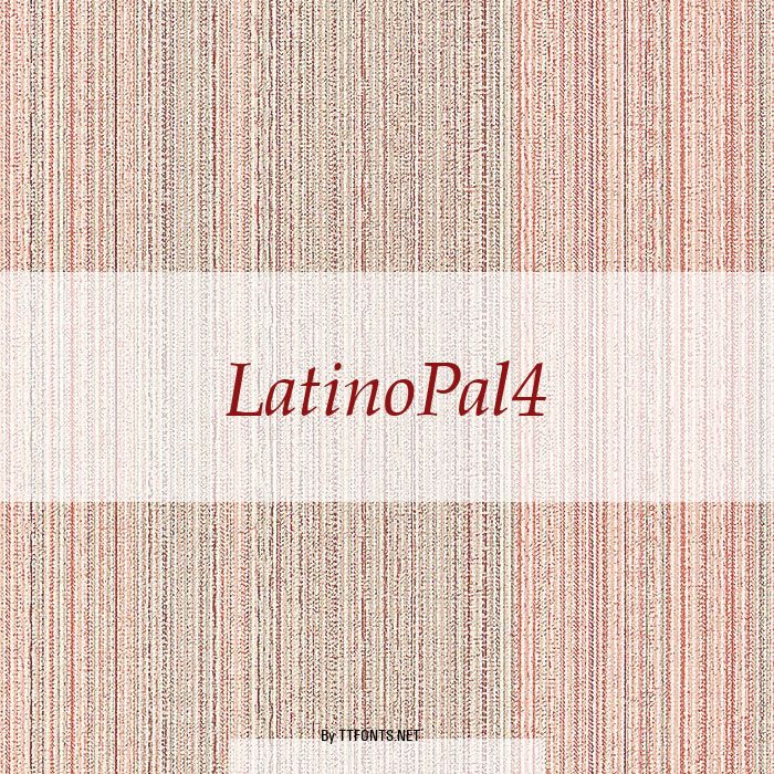 LatinoPal4 example