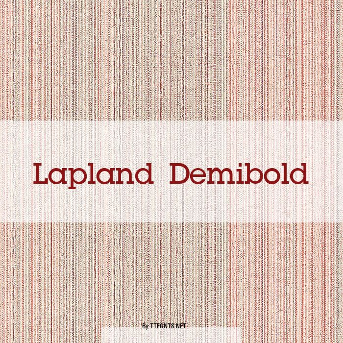 Lapland Demibold example