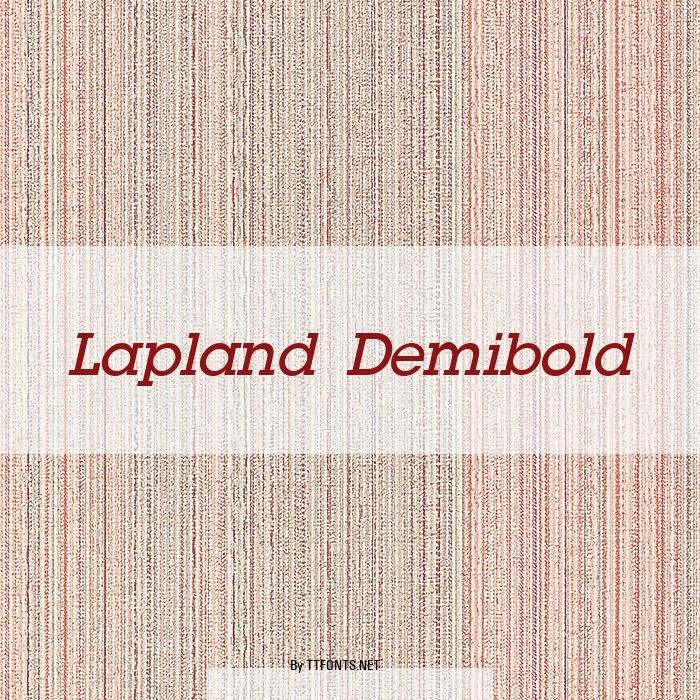 Lapland Demibold example