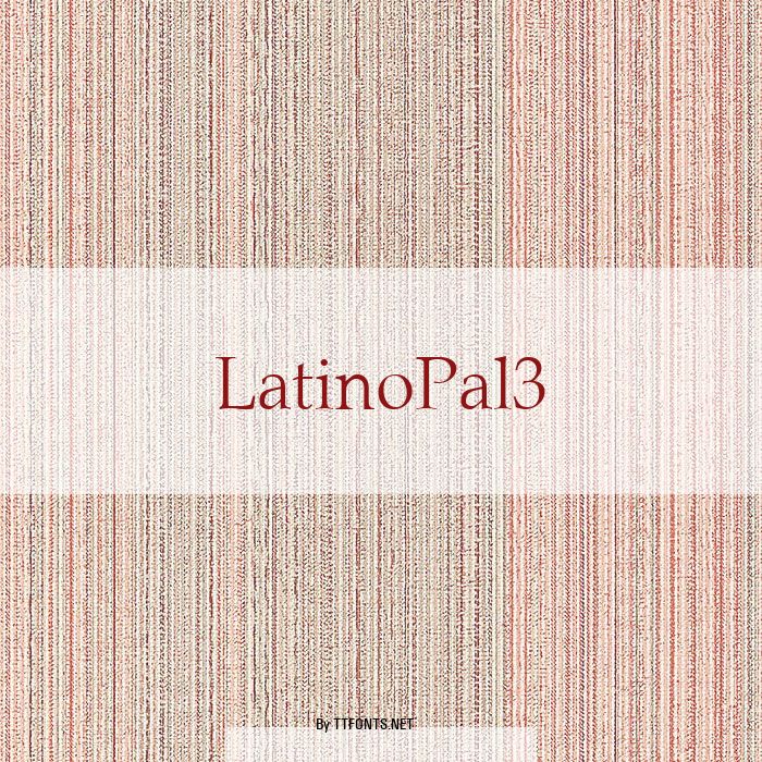 LatinoPal3 example