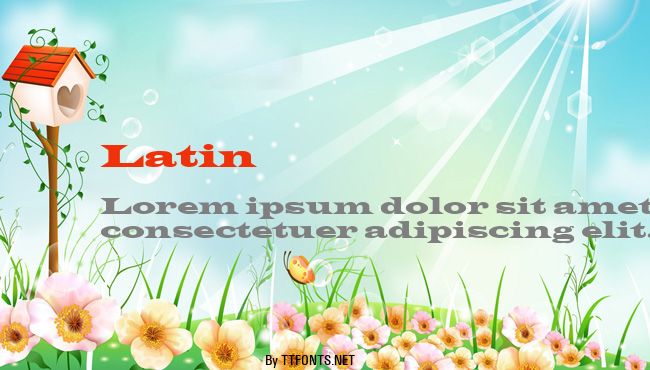 Latin example