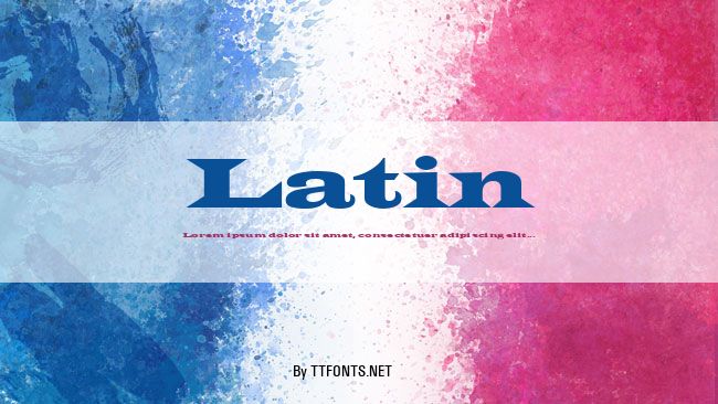 Latin example