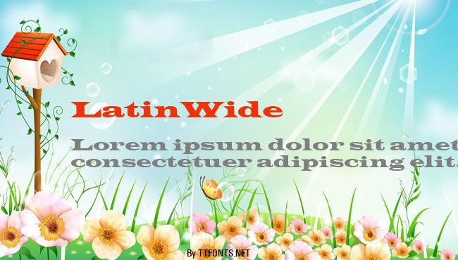 LatinWide example