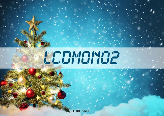 LCDMono2 example