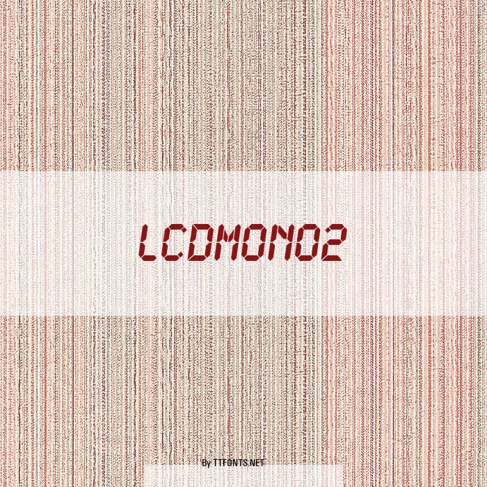LCDMono2 example