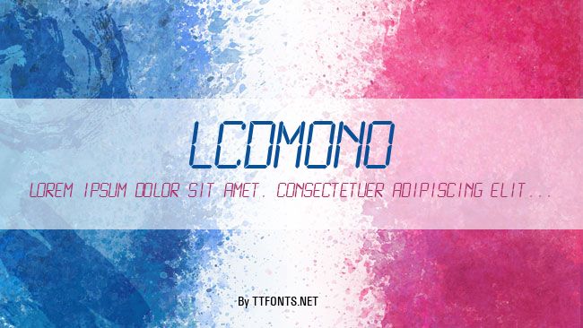 LCDMono example