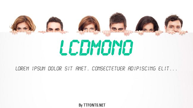 LCDMono example