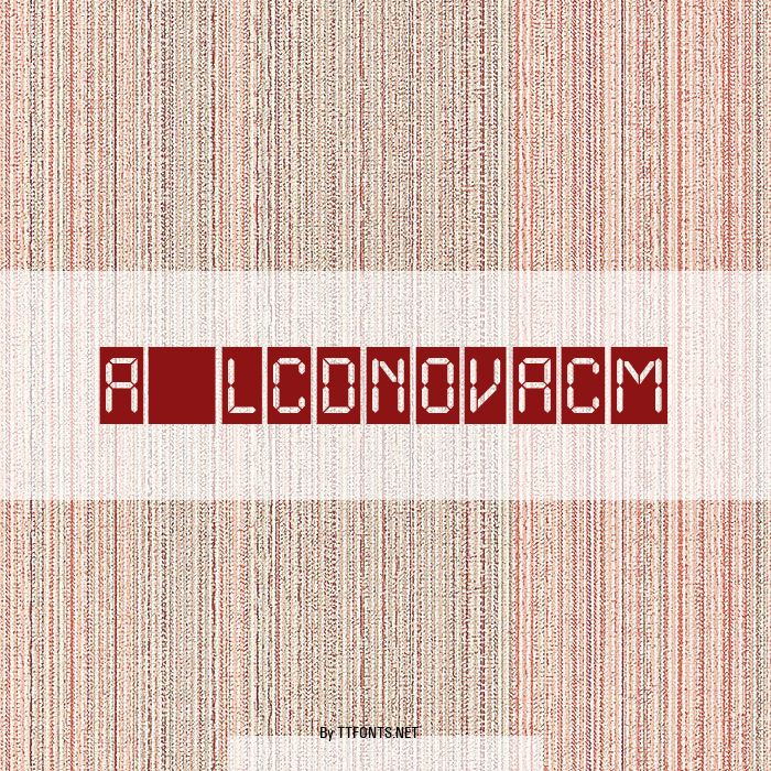 a_LCDNovaCm example