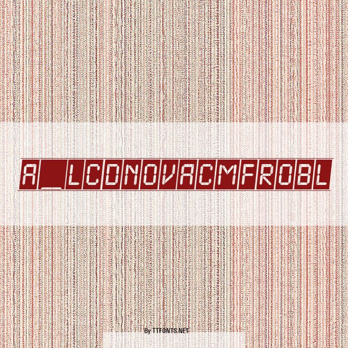 a_LCDNovaCmFrObl example