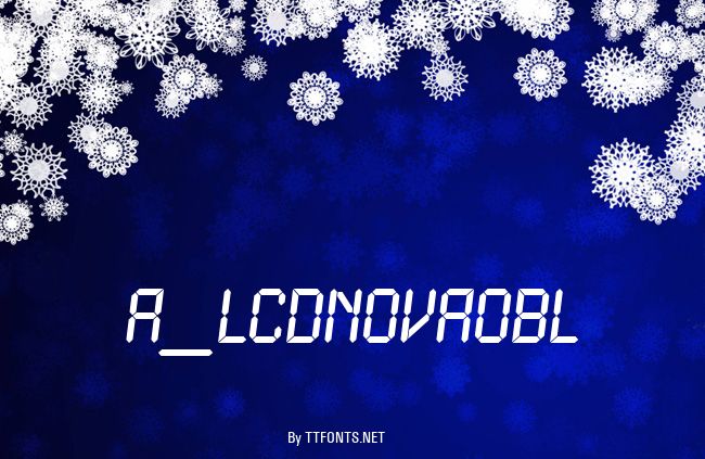 a_LCDNovaObl example