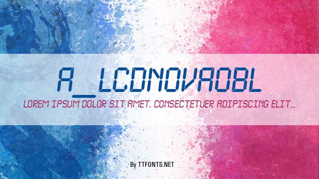 a_LCDNovaObl example
