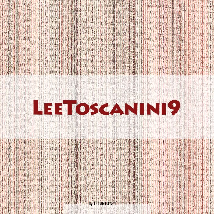LeeToscanini9 example
