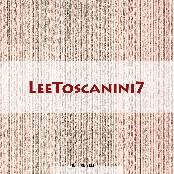 LeeToscanini7 example