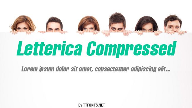Letterica Compressed example