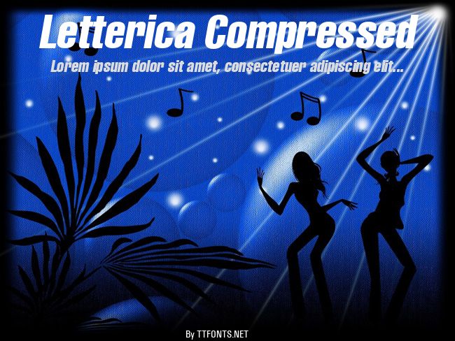 Letterica Compressed example