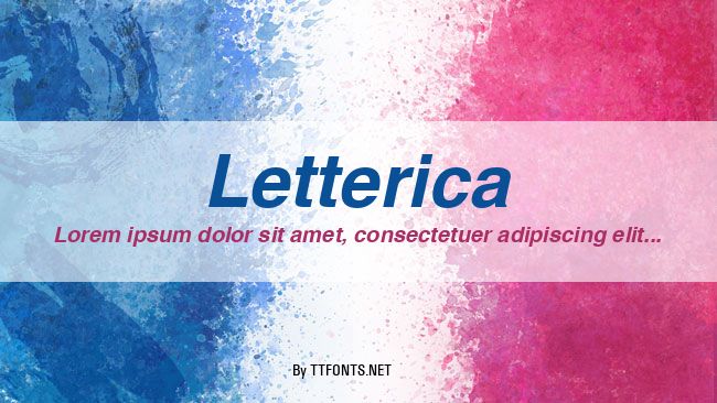 Letterica example