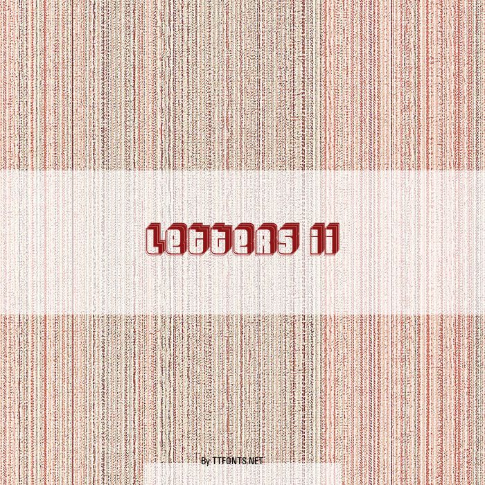 Letters II example