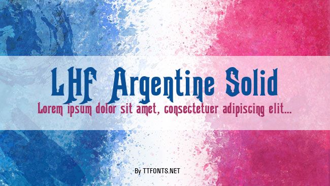 LHF Argentine Solid example