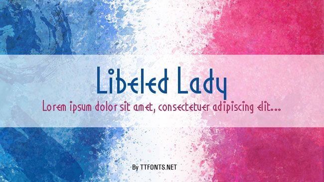 Libeled Lady example