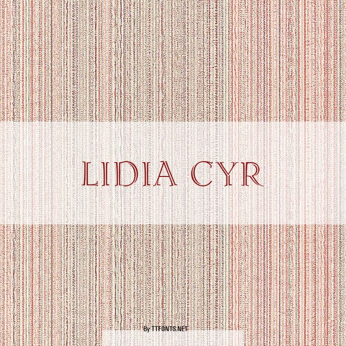 Lidia Cyr example