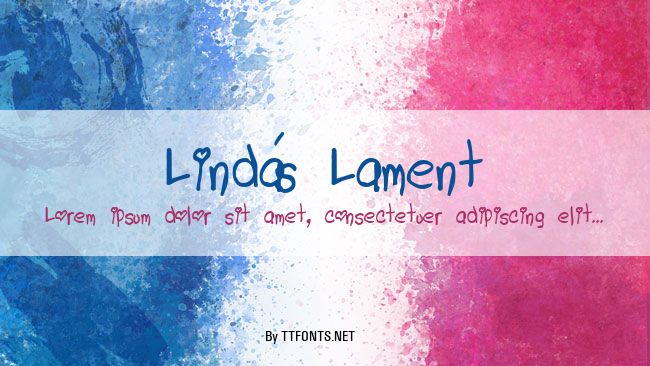 Linda's Lament example