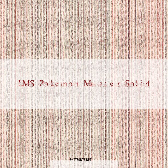 LMS Poke'mon Master Solid example