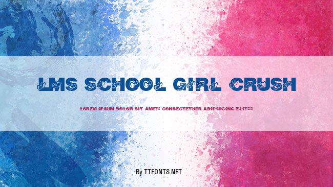 LMS School Girl Crush example