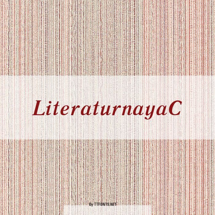 LiteraturnayaC example