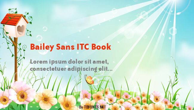 Bailey Sans ITC Book example