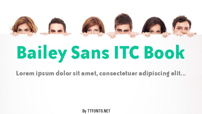 Bailey Sans ITC Book example