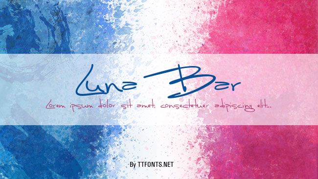 Luna Bar example