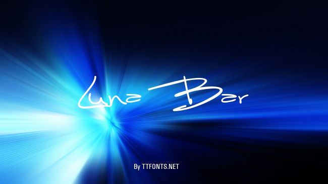 Luna Bar example