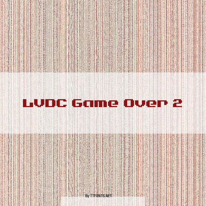 LVDC Game Over 2 example