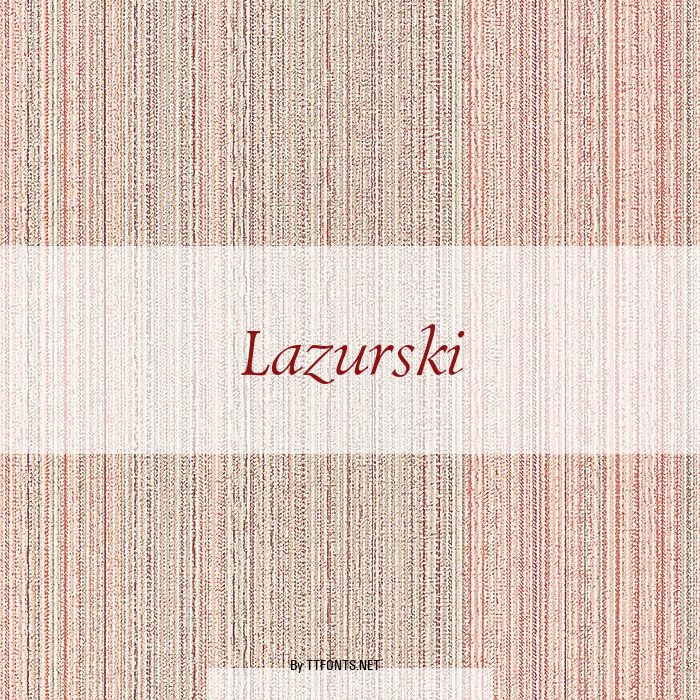 Lazurski example