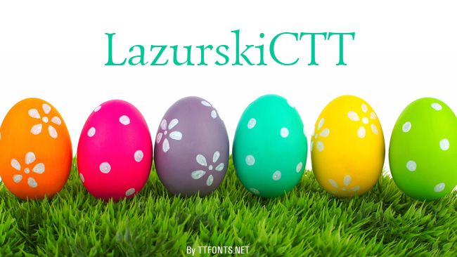 LazurskiCTT example