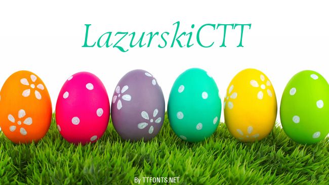 LazurskiCTT example