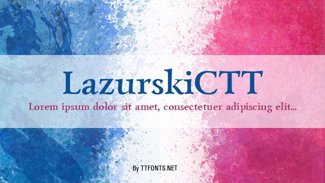 LazurskiCTT example