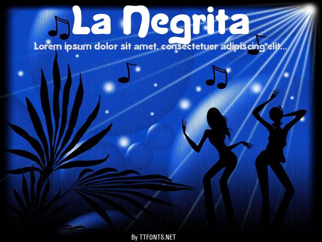 La Negrita example