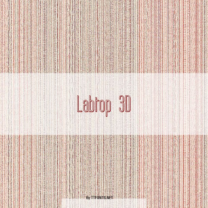 Labtop 3D example