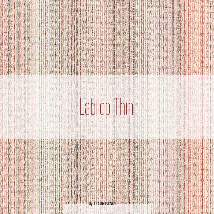 Labtop Thin example