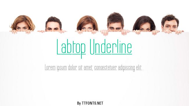 Labtop Underline example