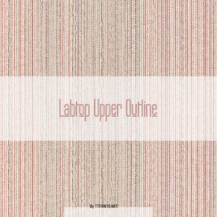 Labtop Upper Outline example