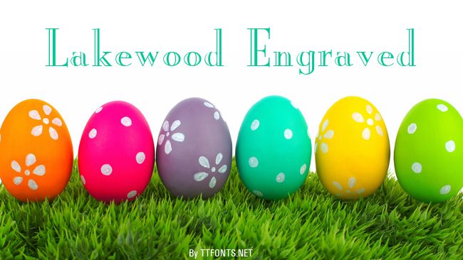 Lakewood Engraved example