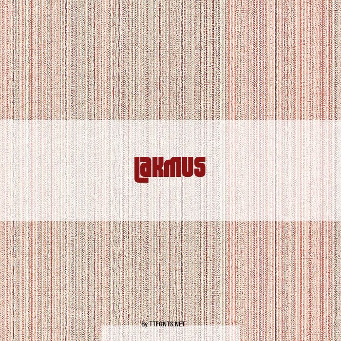 Lakmus example