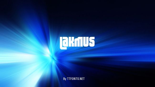 Lakmus example